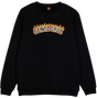 Santa Cruz Burnt Collegiate Crew - Black