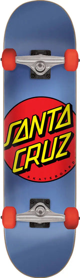 Santa Cruz Classic Dot Complete Skateboard - Blue Classic Dot