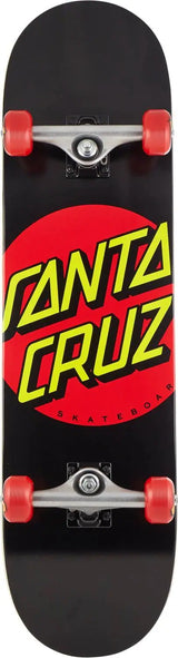 Santa Cruz Classic Dot Complete Skateboard - Black/Blue/Red - 7.25"