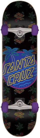 Santa Cruz Classic Dot Complete Skateboard - Glow Dot