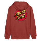 Santa Cruz Classic Dot Hoodie - Dark Rust - image 2