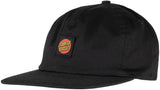 Santa Cruz Cruz Label Snapback Cap - Black