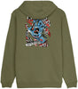 Santa Cruz Damaged Hand Hoodie - Deep Olive