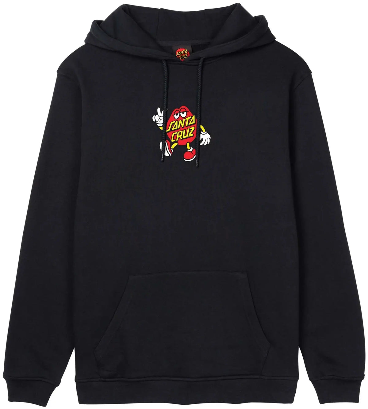 Santa Cruz Dot Guy Front Hoodie - Black