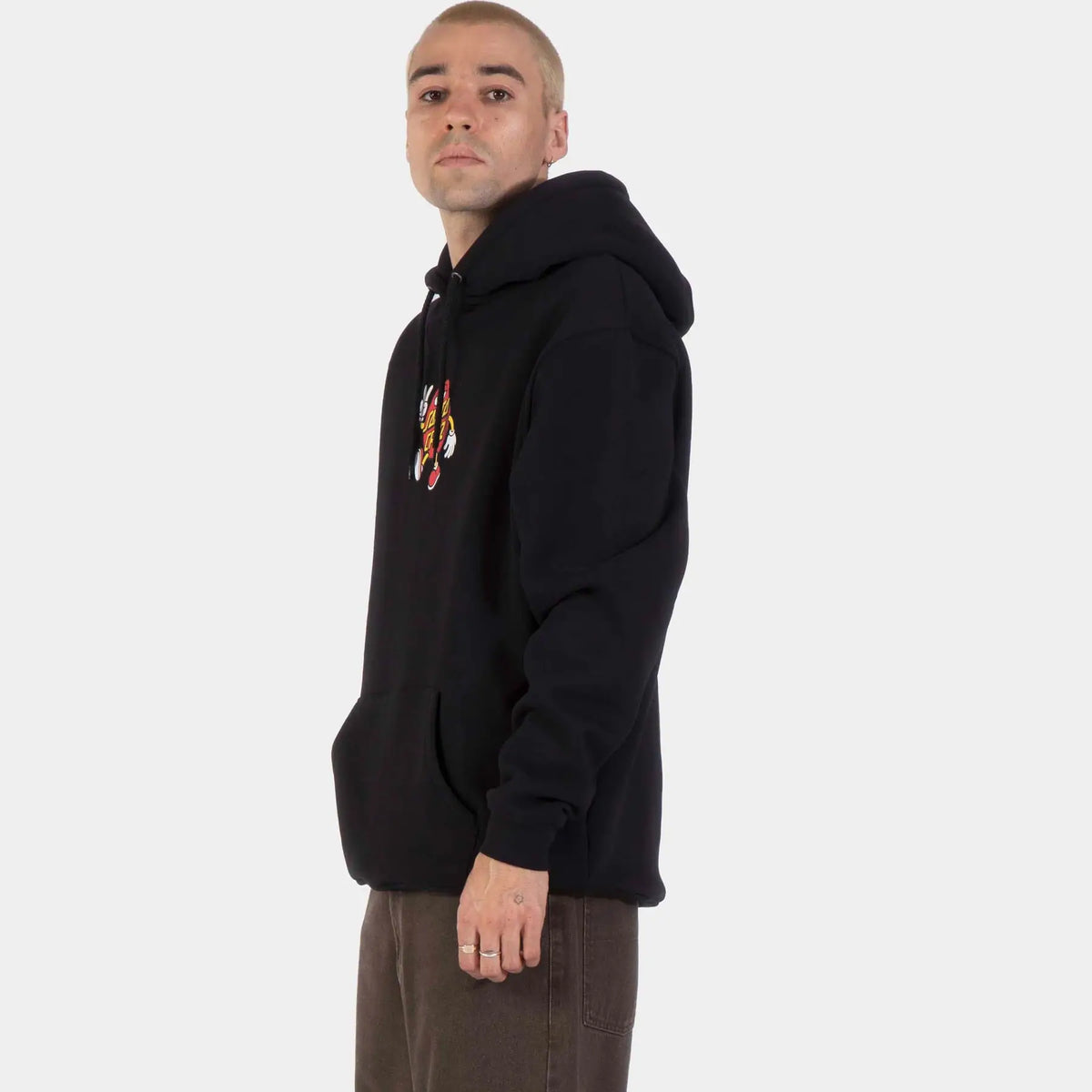 Santa Cruz Dot Guy Front Hoodie - Black - image 3