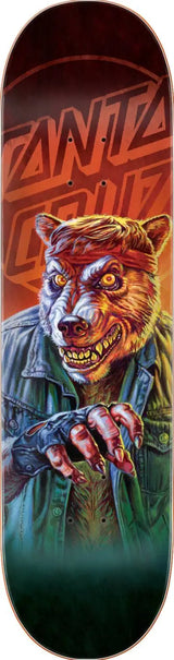 Santa Cruz Everslick Skateboard Deck - Werewolf Biker