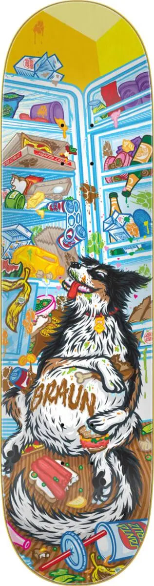Santa Cruz Everslick Skateboard Deck - Braun Munchies