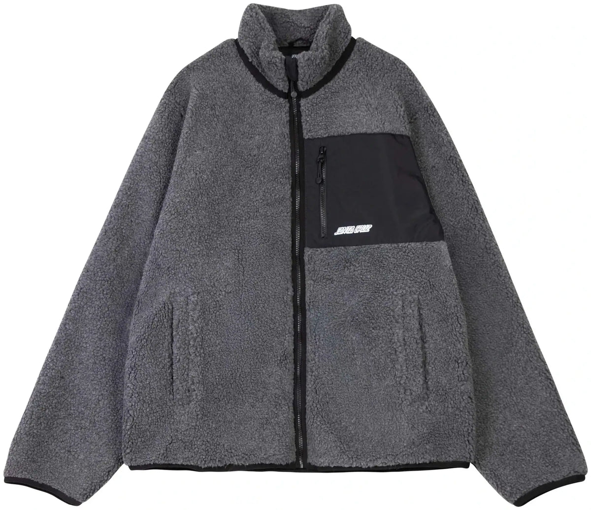 Santa Cruz Freestyle Fleece Jacket - Charcoal