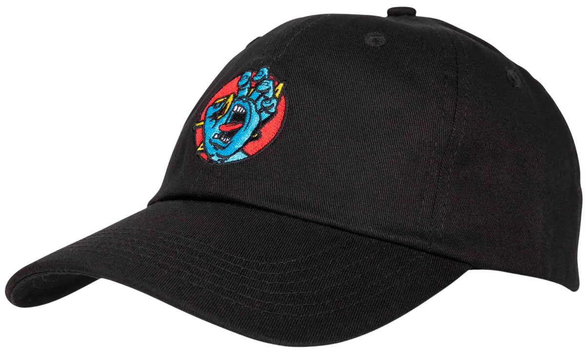 Santa Cruz Hand Dot Cap - Black