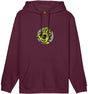 Santa Cruz Hand Dot Hoodie - Dark Cherry