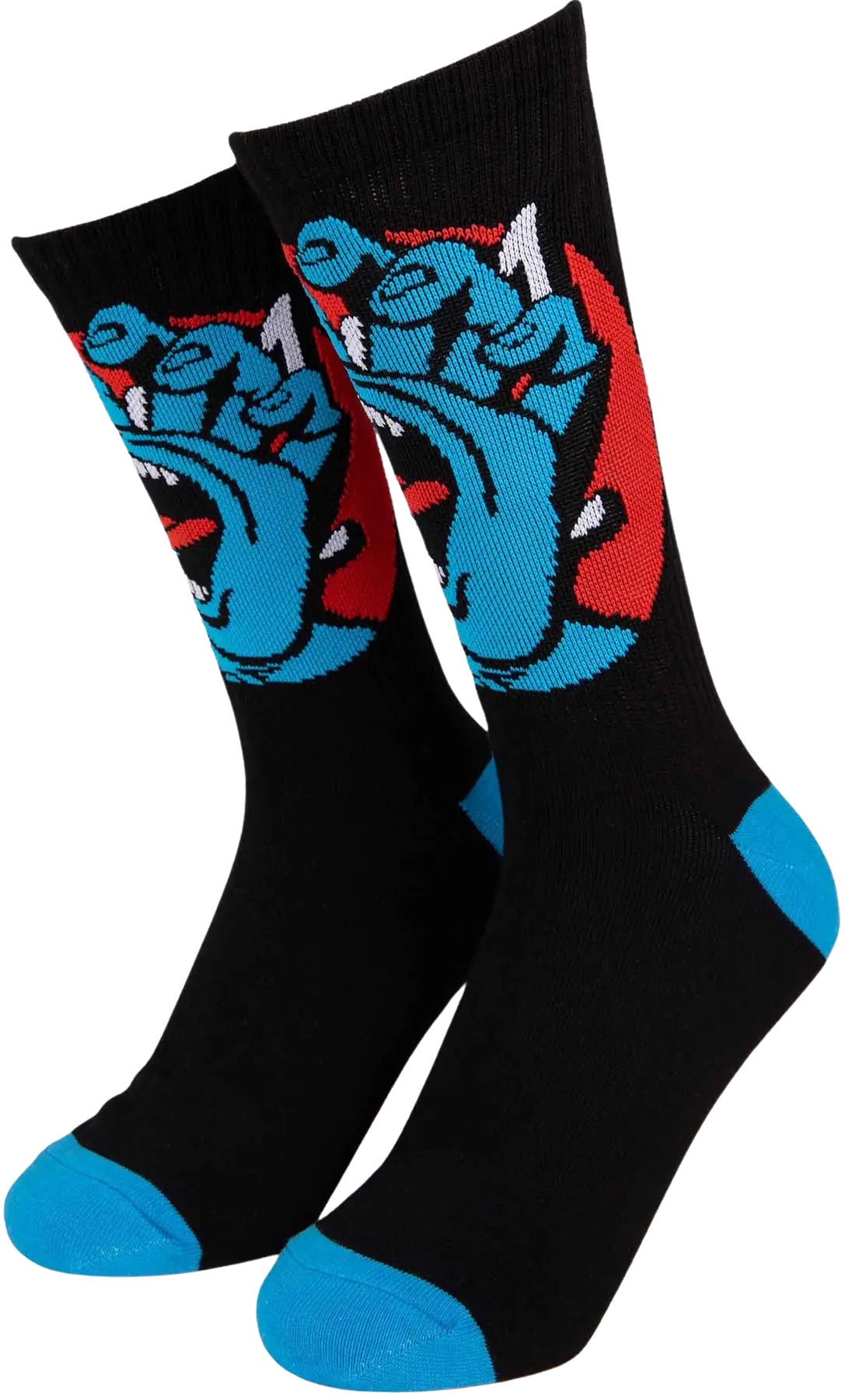 Santa Cruz Hand Dot Socks 2-Pack - Black
