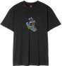 Santa Cruz Roskopp Screaming Five Front T-Shirt - Black