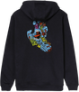 Santa Cruz Roskopp Screaming Five Hoodie - Black