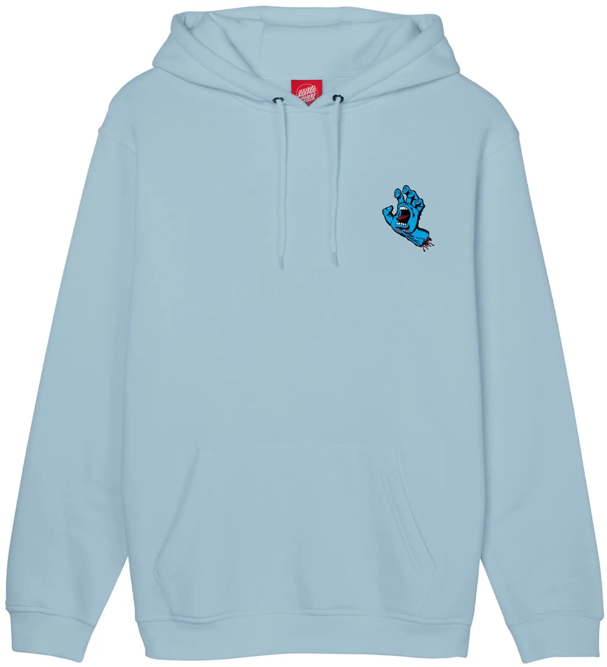 Santa Cruz Screaming Hand Hoodie - Sky Blue