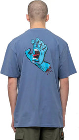 Santa Cruz Screaming Hand T-shirt - Washed Navy - image 4