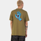 Santa Cruz Screaming Hand T-shirt - Deep Olive - image 4