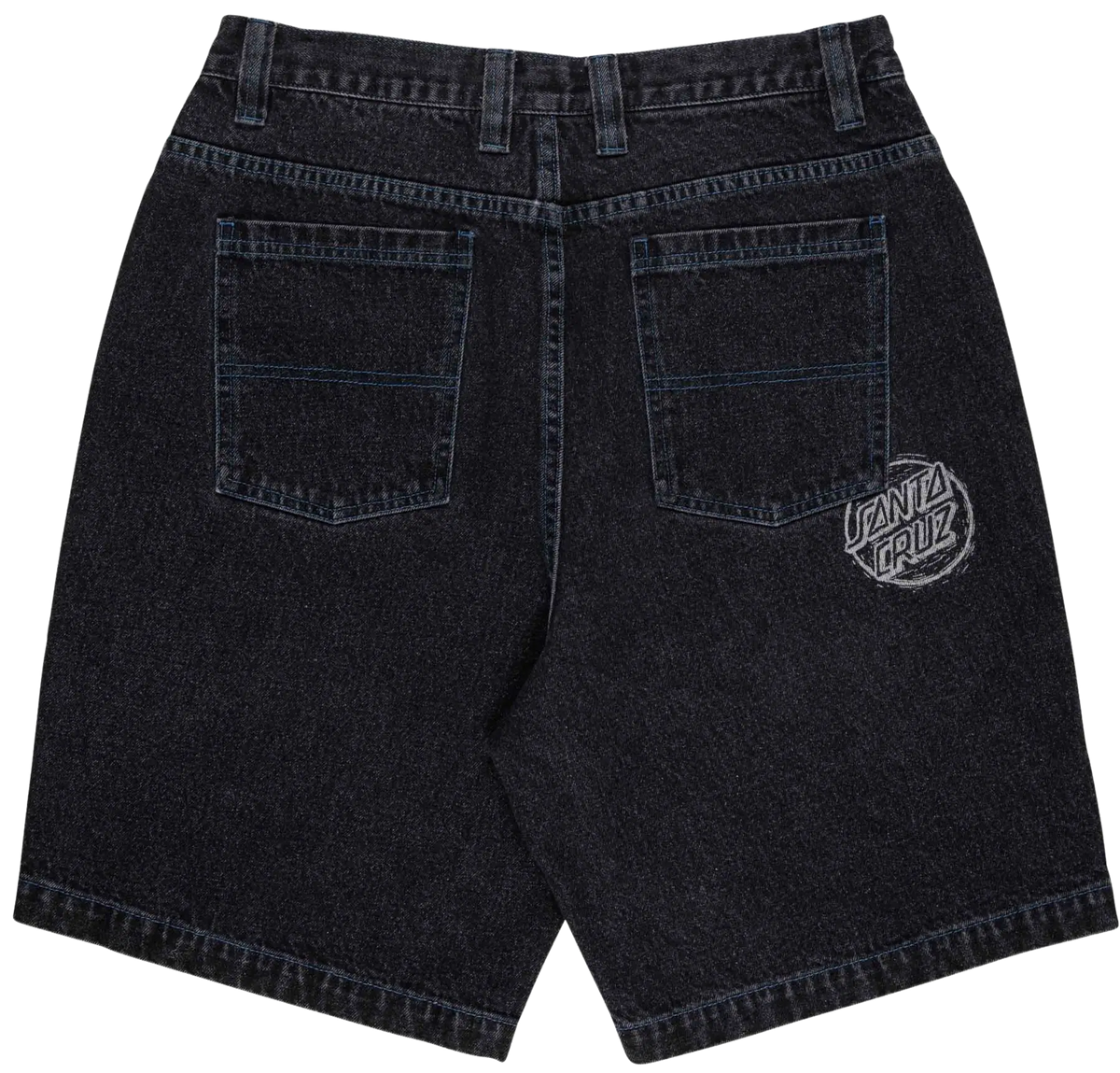 Santa Cruz Stamped Big Shorts - Black - image 2