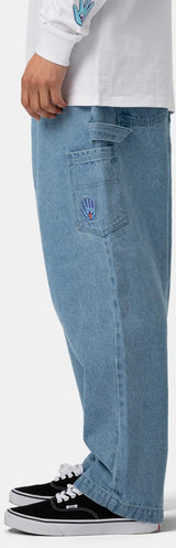 Santa Cruz Tripper Carpenter Big Jeans - Stone Wash - image 4