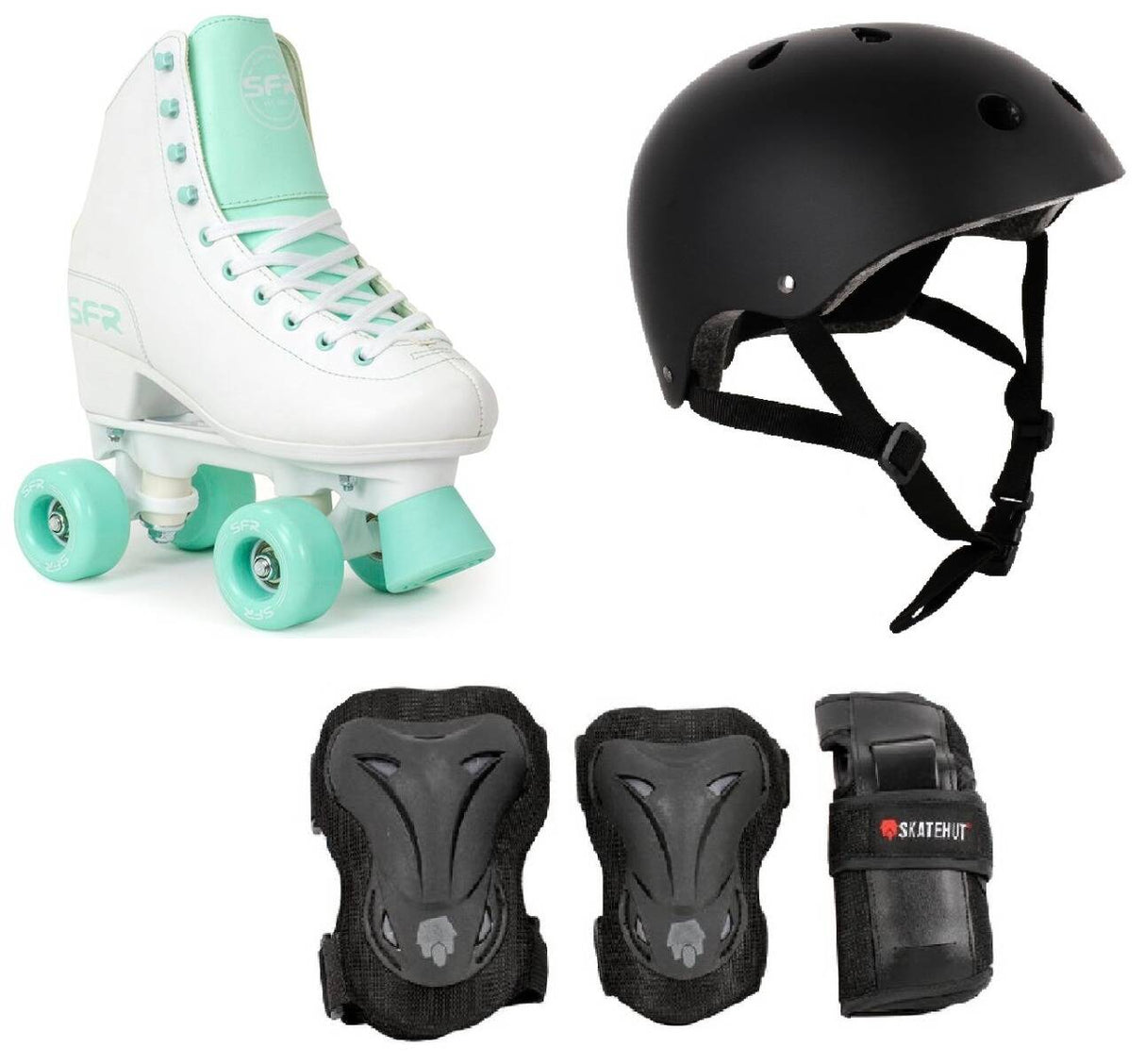SFR Figure Quad Roller Skates Bundle
