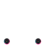 Slamm Swirl Hollow Core 110mm Scooter Wheel - Black/Blue/Pink