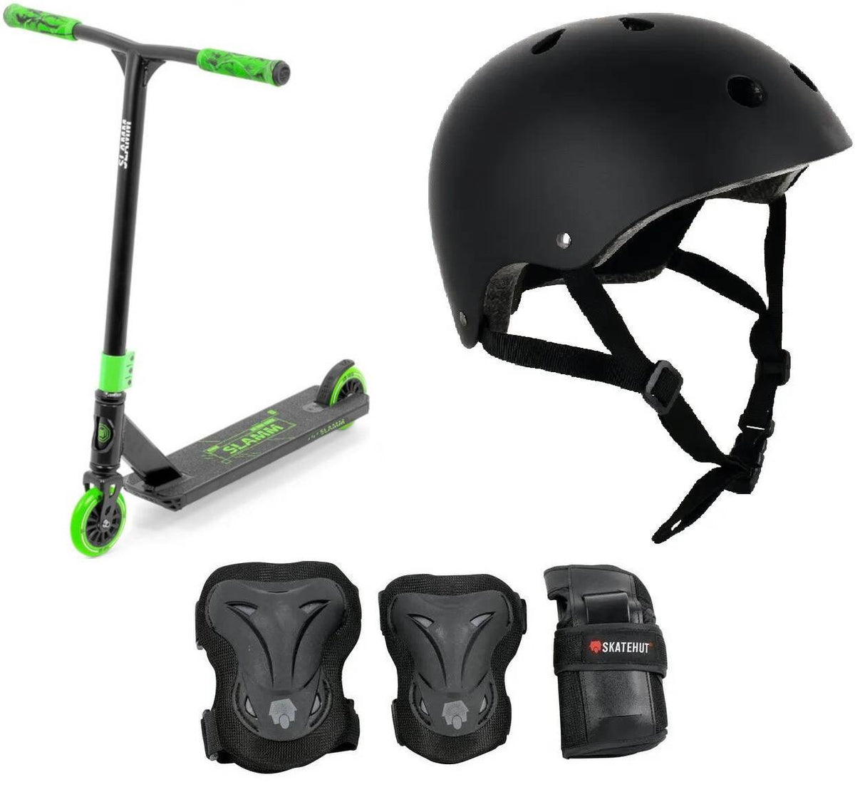 Slamm Classic Mini Stunt Scooter Bundle