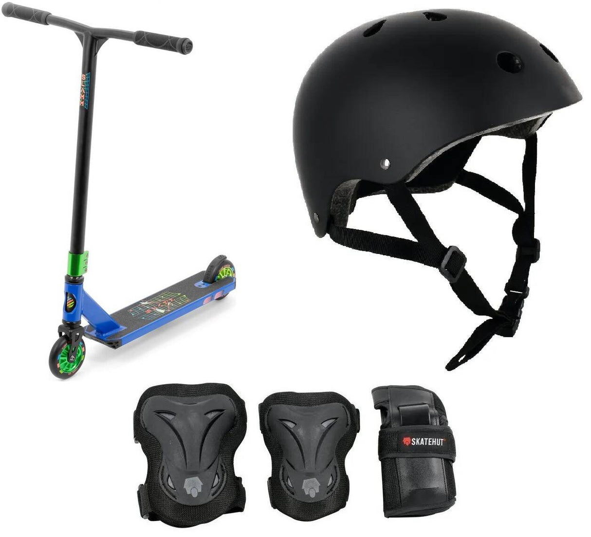 Slamm Classic Stunt Scooter Bundle