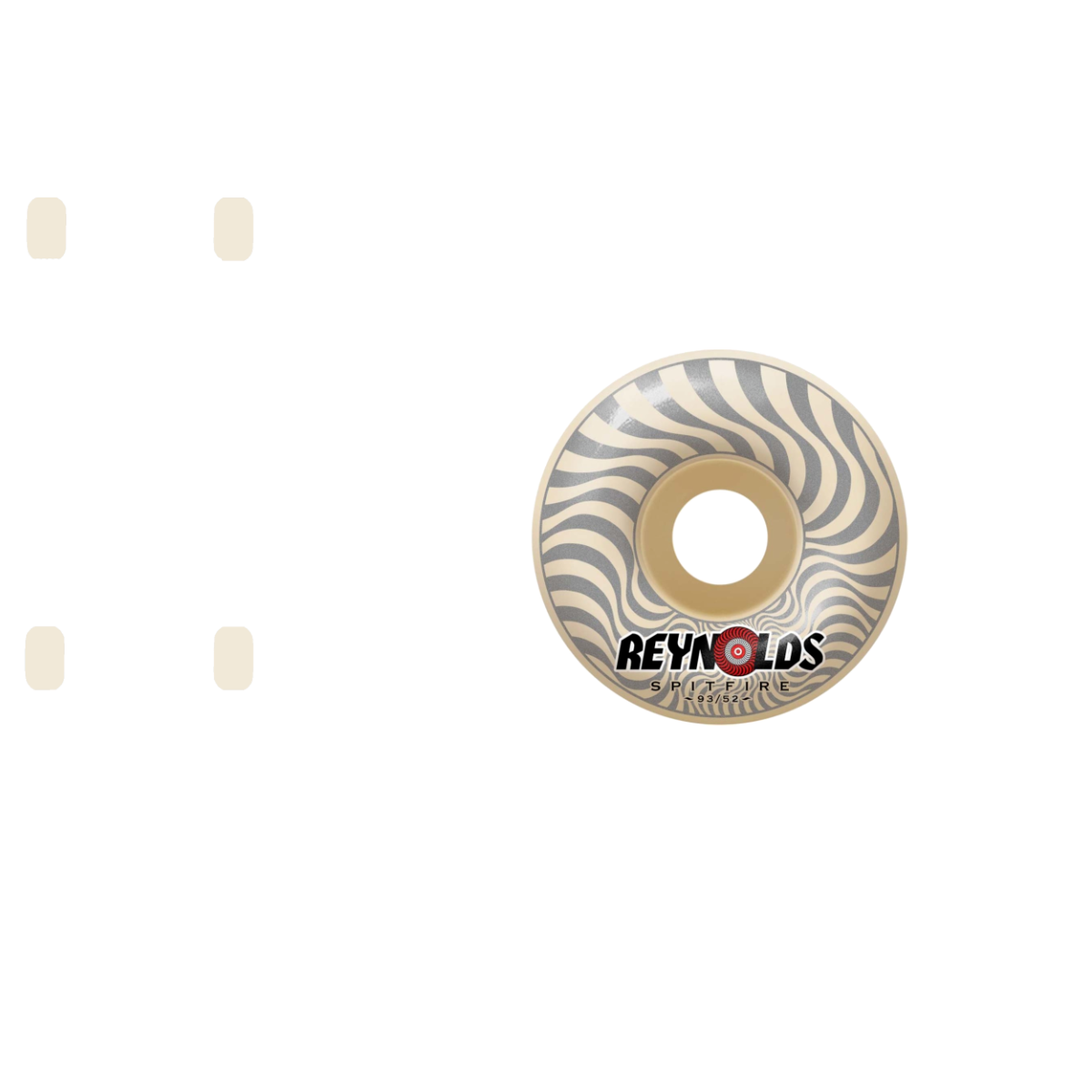 Spitfire Formula Four 93 Reynolds Classics Skateboard Wheels - White 52mm