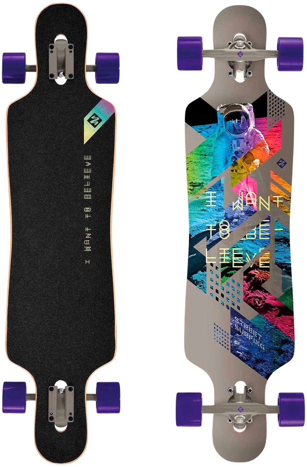 Street Surfing I Want To Believe Complete Longboard