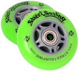 Street Surfing Waveboard Wheel set (2 pack) - Green