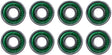 Supreme Bearings 8-pack