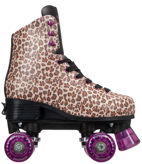 Supreme Del Rey Leopard Adjustable Roller Skates