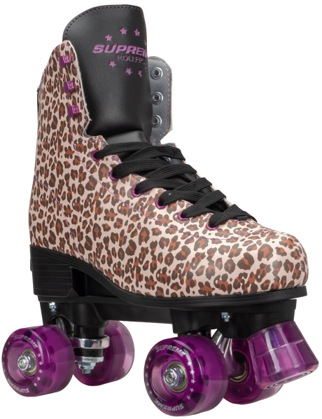Supreme Del Rey Leopard Adjustable Roller Skates