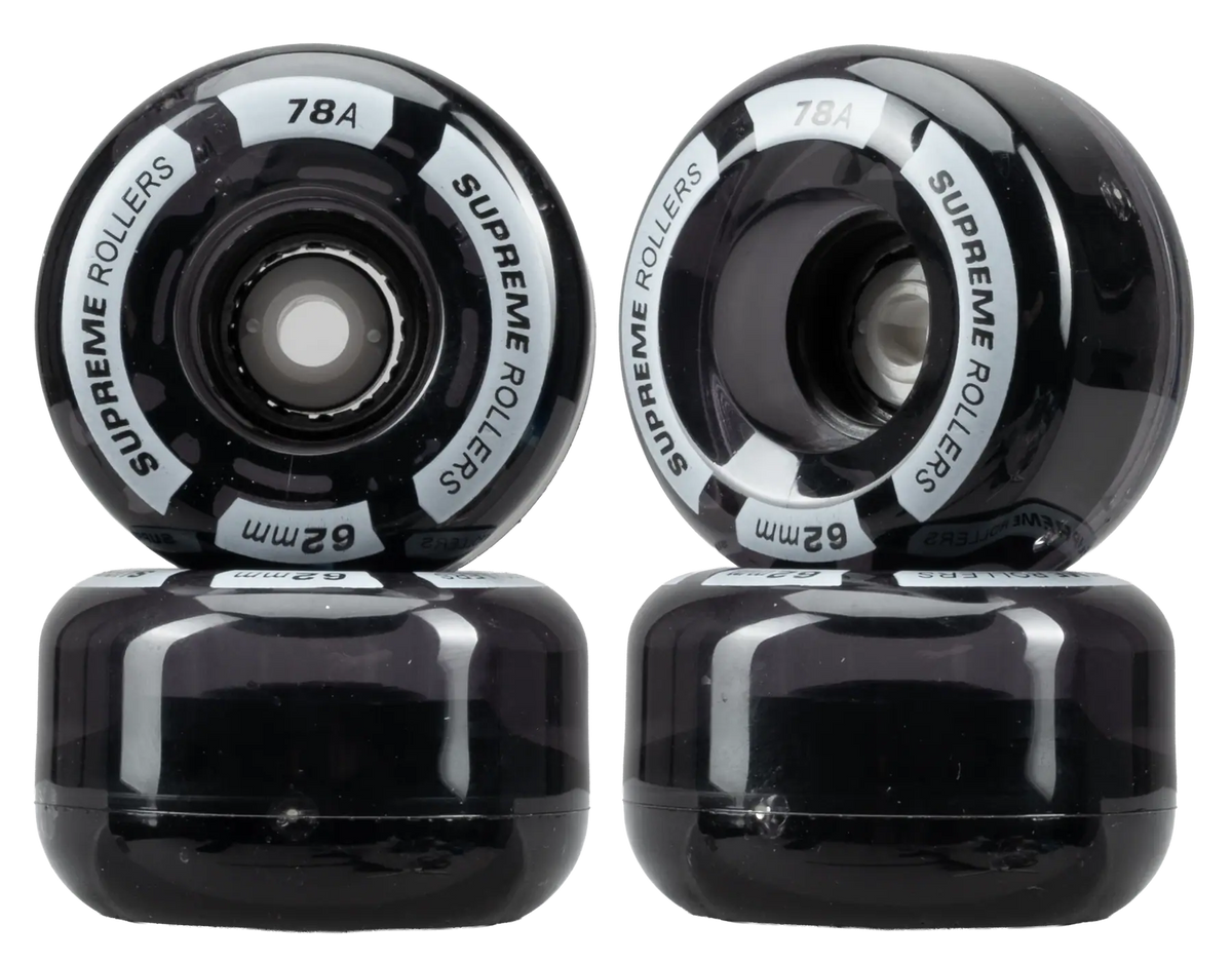 Supreme Light Up Roller Skate Wheels 4-Pack