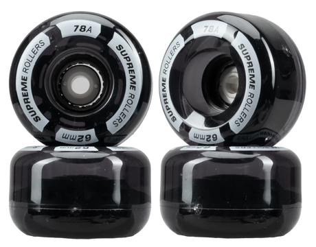 Supreme Light Up Roller Skate Wheels 4-Pack