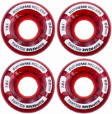Supreme Rollers Quad Wheels 4-Pack - Red