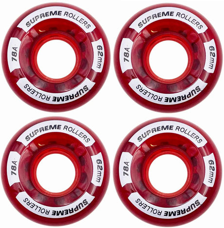 Supreme Rollers Quad Wheels 4-Pack
