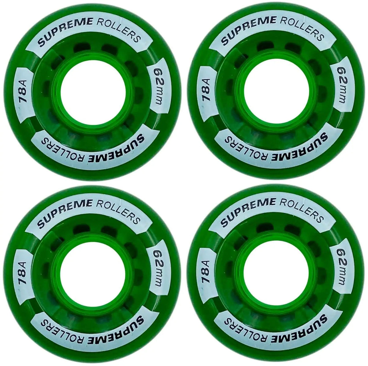 Supreme Rollers Quad Wheels 4-Pack