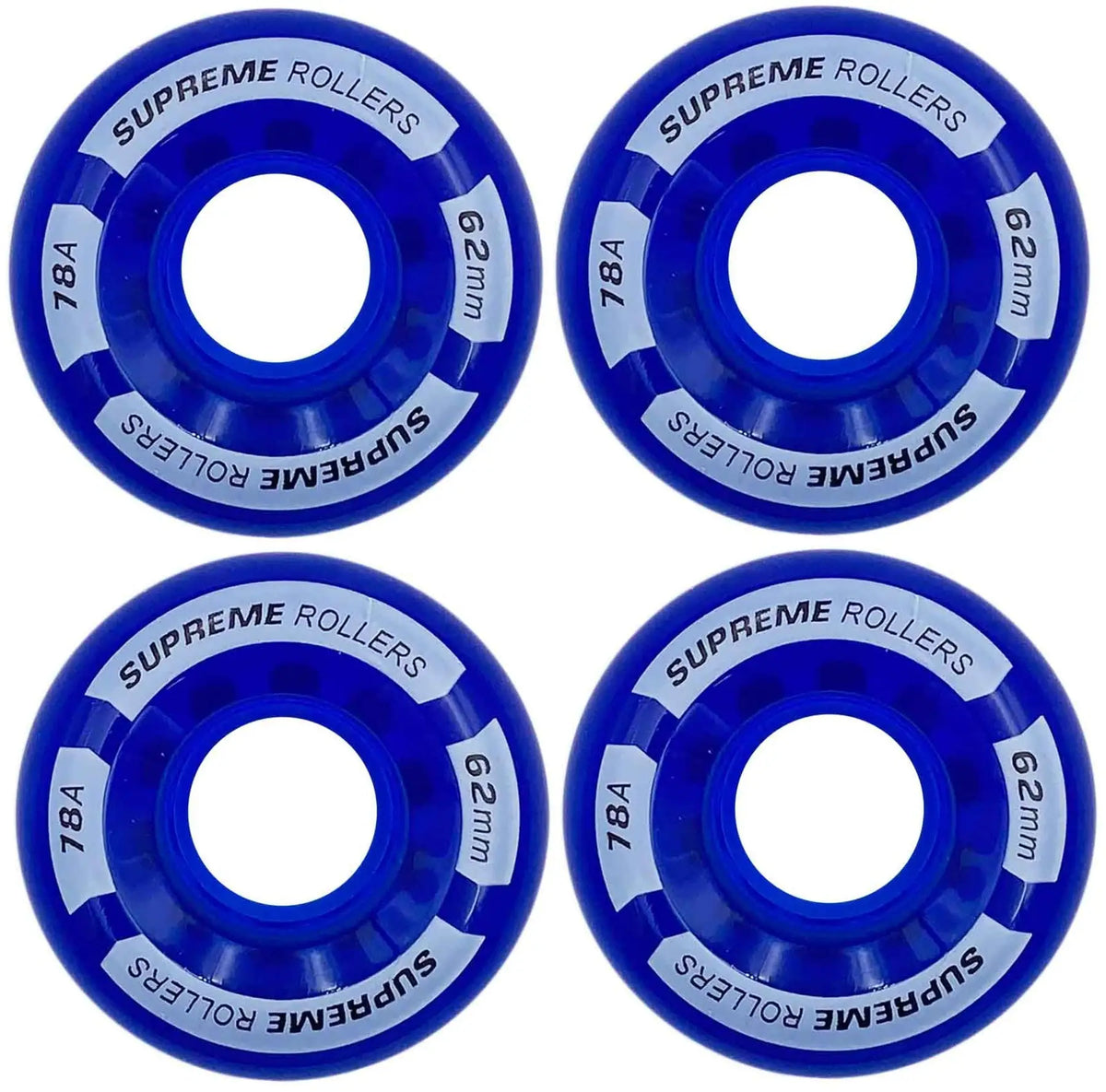 Supreme Rollers Quad Wheels 4-Pack