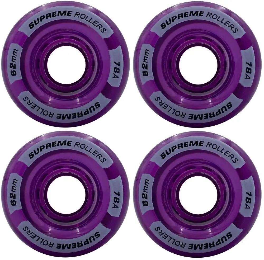Supreme Rollers Quad Wheels 4-Pack