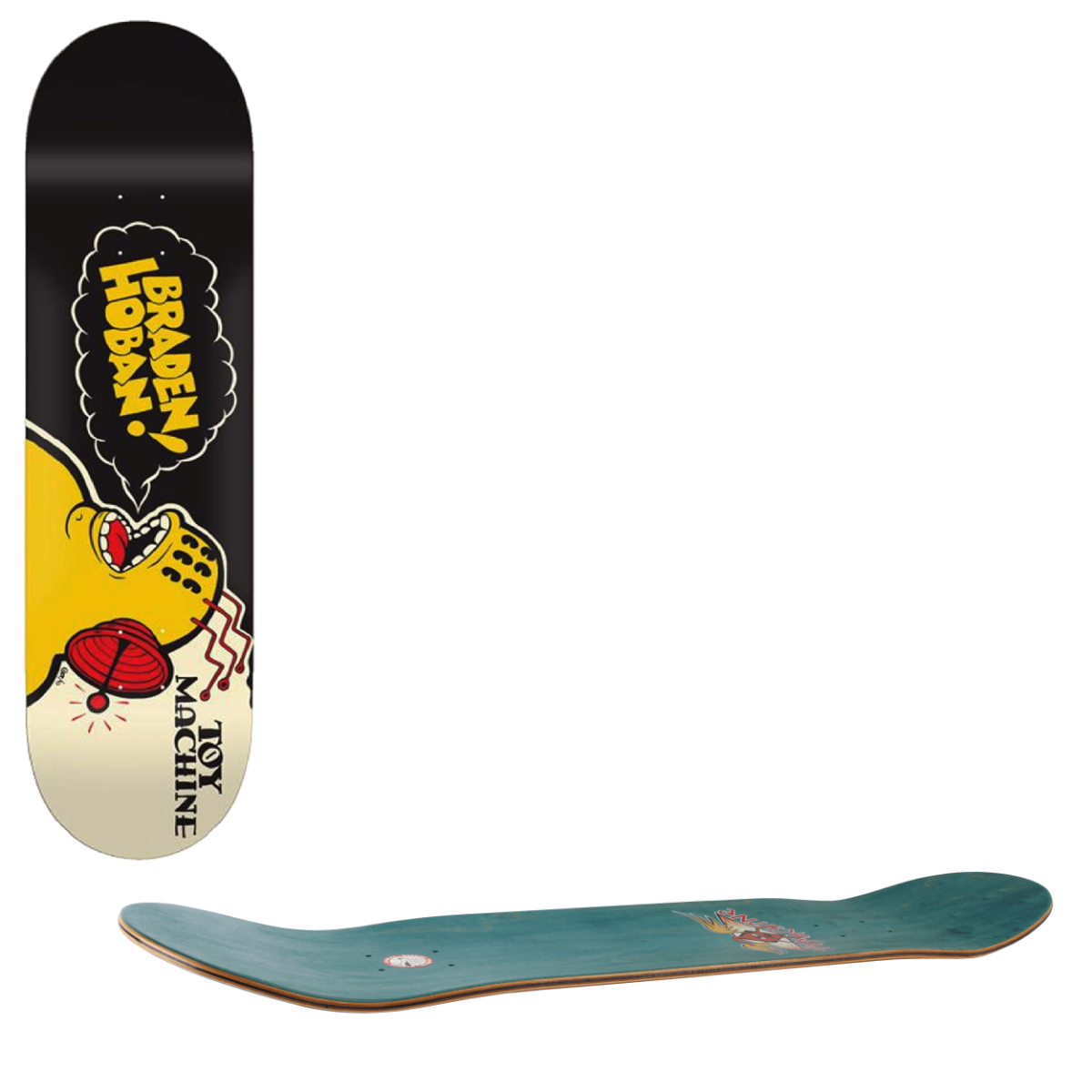 Toy Machine Toons Skateboard Deck - Hoban 8.25"