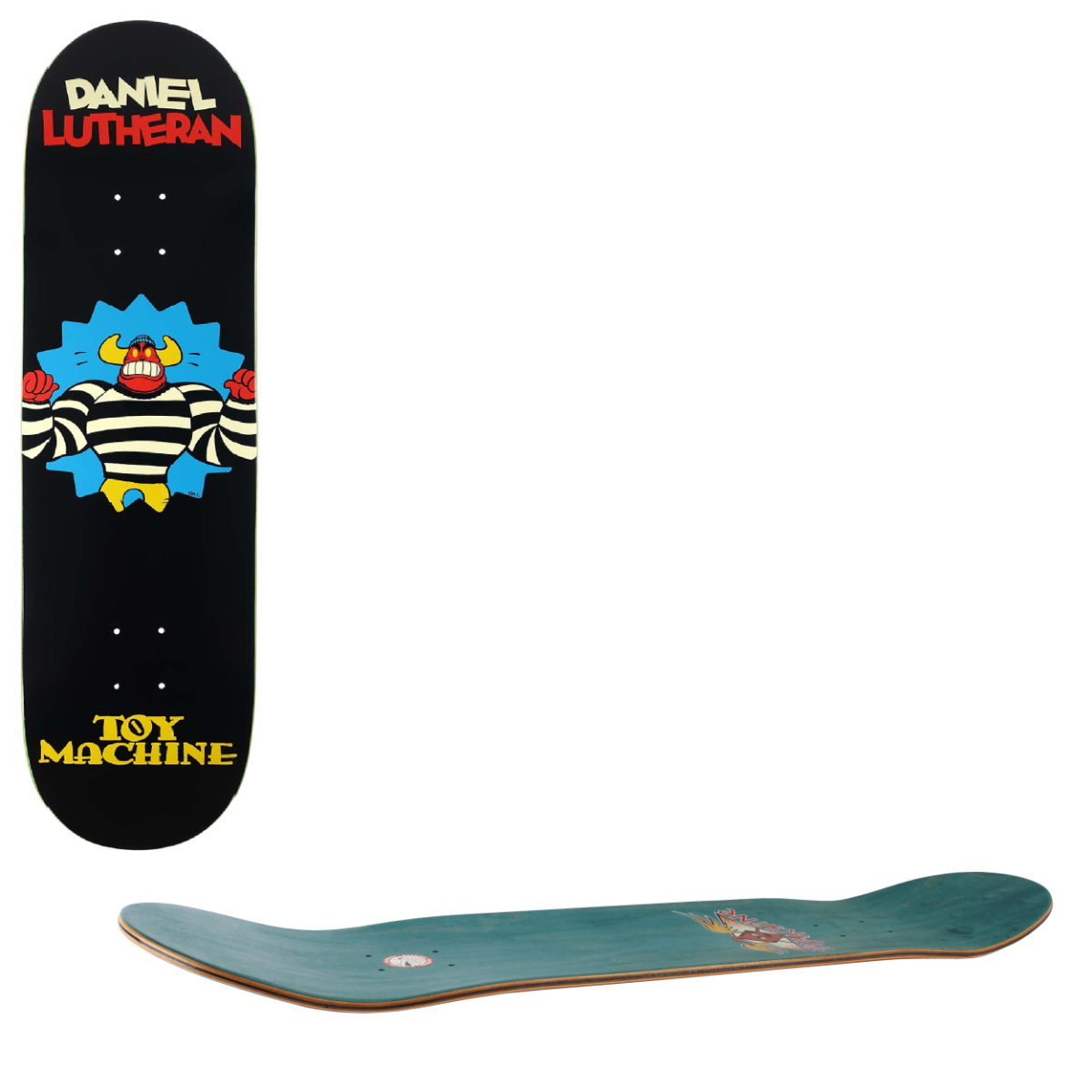 Toy Machine Toons Skateboard Deck - Lutheran 8.38"