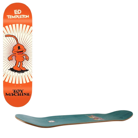 Toy Machine Toons Skateboard Deck - Templeton 8.75"