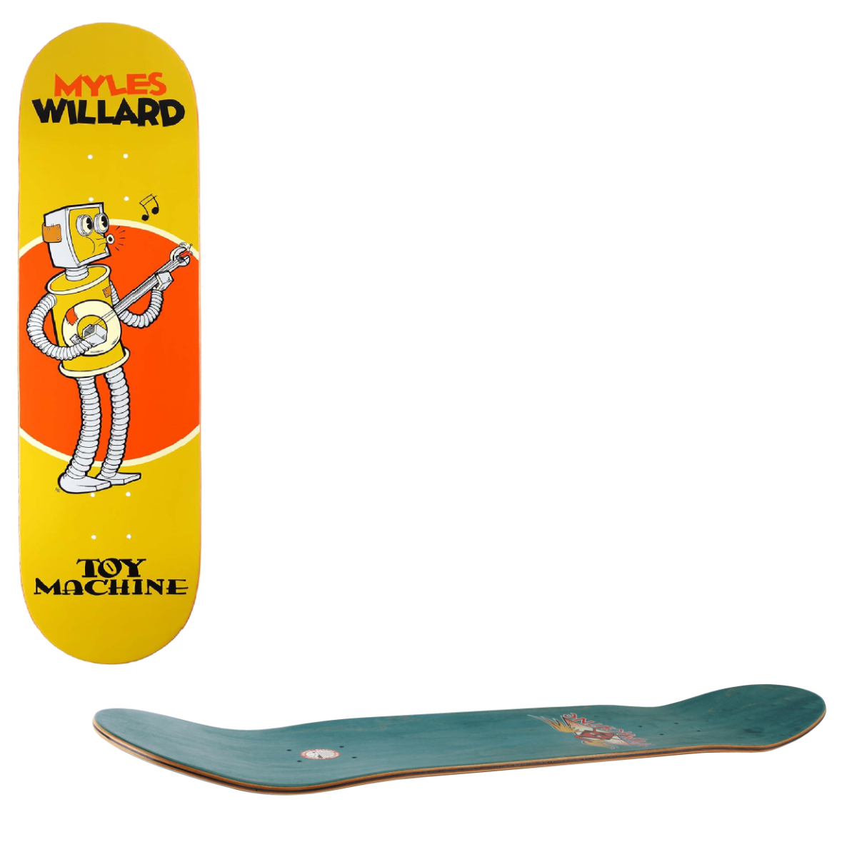 Toy Machine Toons Skateboard Deck - Willard 8.25"