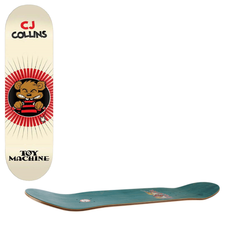 Toy Machine Toons Skateboard Deck - Collins 8"