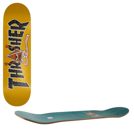 Toy Machine x Thrasher Skateboard Deck - Pyramid Sect 8.5"