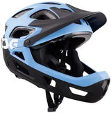 TSG Seek Youth Graphic Design BMX Fullface Helmet - Flow Black-azuro