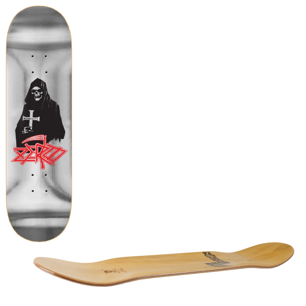 Zero Pleasures Skateboard Deck - Reaper 8.25"