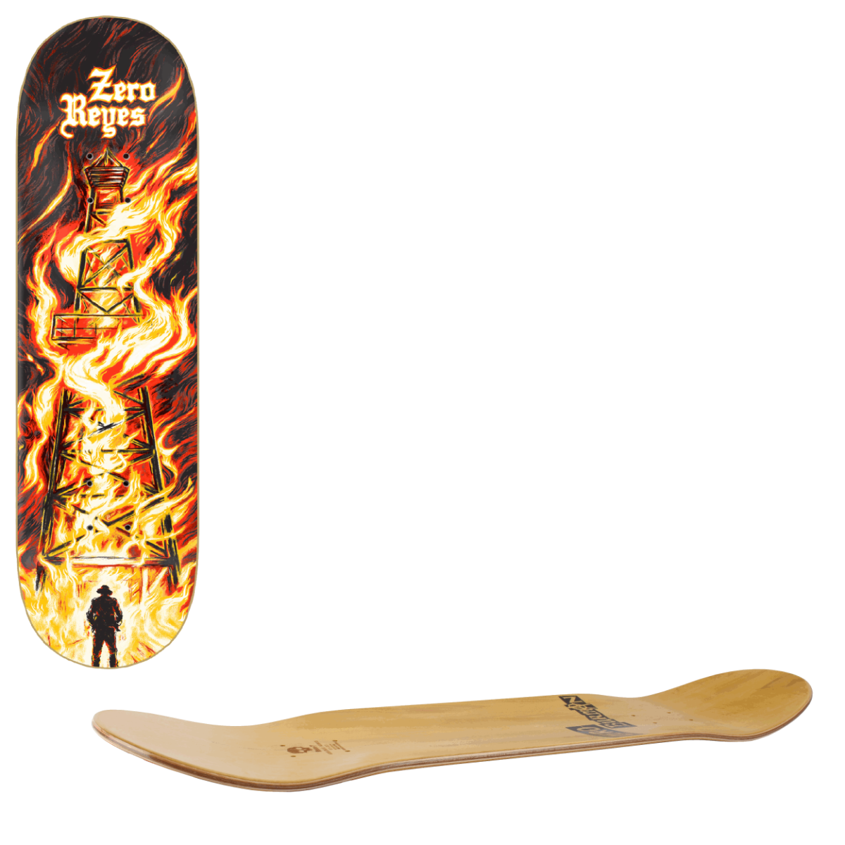 Zero There Will Be Blood Skateboard Deck - Reyes 8.5"