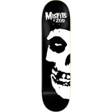 Zero x Misfits Fiend Skull Skateboard Deck - Left 8"