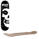 Zero x Misfits Fiend Skull Skateboard Deck - Left 8"